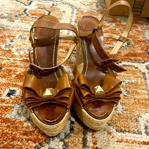 Valentino rockstud wedges